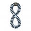 TALL TAILS 11" Braided Infinity Tug Toy - Navy