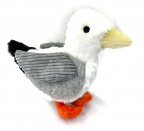 TALL TAILS 9" Plush Seagull Animated Wing Gray