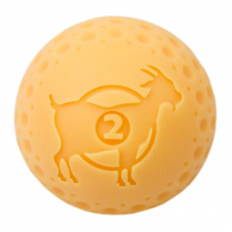 TALL TAILS Goat Ball Small Yellow 2" 2pk
