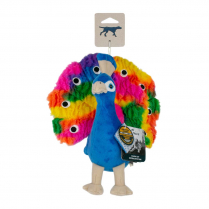 TALL TAILS 10" Plush Peacock Squeaker Toy