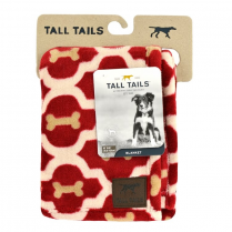 TALL TAILS Fleece Blanket 30x40 RED BONE