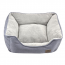TALL TAILS Charcoal Bolster Bed MED 24x21IN