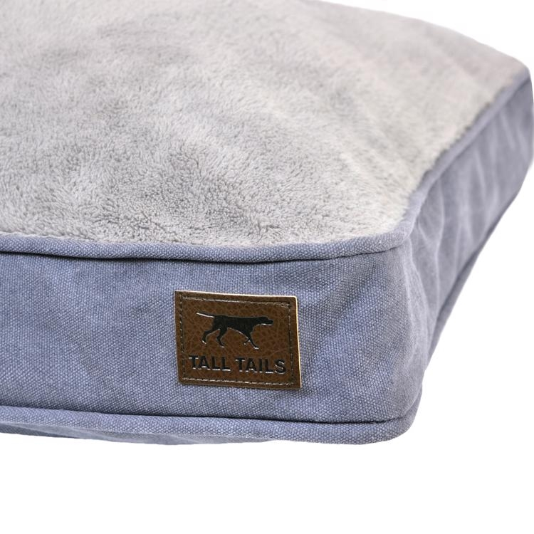 TALL TAILS Cushion Bed - Charcoal - MED 30x19x3 (MDISC)