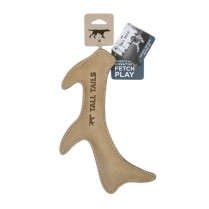 TALL TAILS 11" Natural Leather Antler Toy