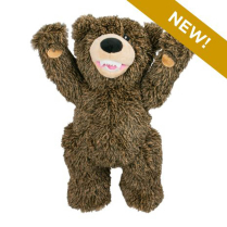 TALL TAILS 14" Rope Body Grizzly Bear Toy