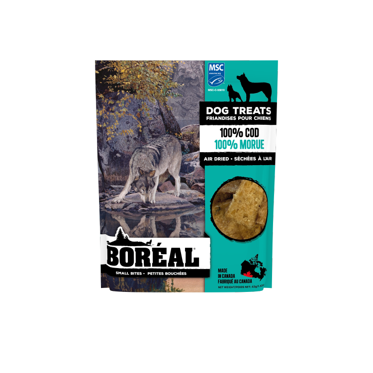 BOREAL Dog 100% Air Dried Cod Small Bites 43g | Maddies Natural Pet ...