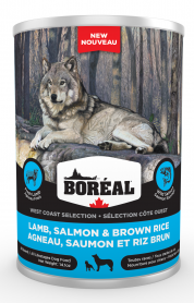 BOREAL West Coast Dog Lamb, Salmon and Brown Rice 12/400g