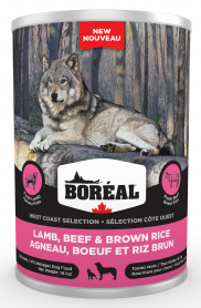 BOREAL West Coast Dog Lamb, Beef and Brown Rice 12/400g