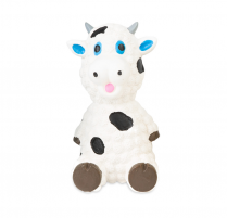 BUDZ Latex Dog Toy Mini Sheep Squeaker 3.5" WHITE