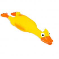 BUDZ Latex Dog Toy Duck Squeaker 5.5" YELLOW