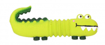 BUDZ Latex Dog Toy with Squeaker LIZZARD GREEN 8"