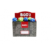BUDZ Rubber Display Small Full Balls BLUE+LIME GREEN 42ct