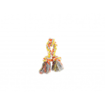 BUDZ  Dog Toy Rope with 3 Knots ORANGE and YELLOW 12"