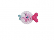 BUDZ Toy In A Toy For Dog PINK FISH