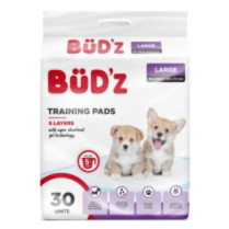 BUDZ Training Pads LARGE - 30cts