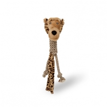 BUDZ Plush Dog Toy with Cotton Long Neck 15'' MONKEY