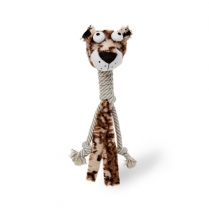 BUDZ Plush Dog Toy with Cotton Long Neck 15'' JAGUAR