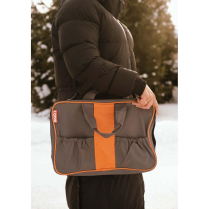 BUDZ Carseat Covers GREY/ORANGE 53" X 63"