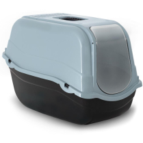 BERGAMO Romeo Eco Litter Box Top Ice Blue 22.4"x15.3"x16"