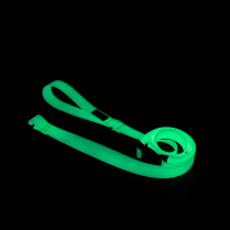 WOOF Concept Leash AQUA Lumen Glow in the Dark Large