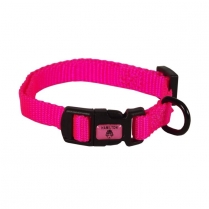 HAMILTON Nylon Collar 7-12"x3/8"- HOT PINK