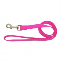 HAMILTON Nylon Lead 6'x3/4" - HOT PINK