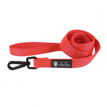 HAMILTON 1"X6" Reflective Nylon Lead Swivel Snap Hot Orange