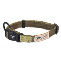 HAMILTON 5/8"X12-18" Adj Dog Collar Brown Gold