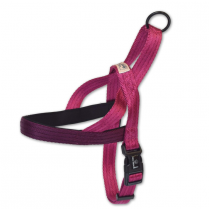 HAMILTON 1"X27-34" Adj Norwegian Harness Rasberry Wine