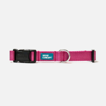WOOF Concept Collar Basics Raspberry Small