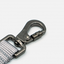 WOOF Concept Leash Basics Argent Large