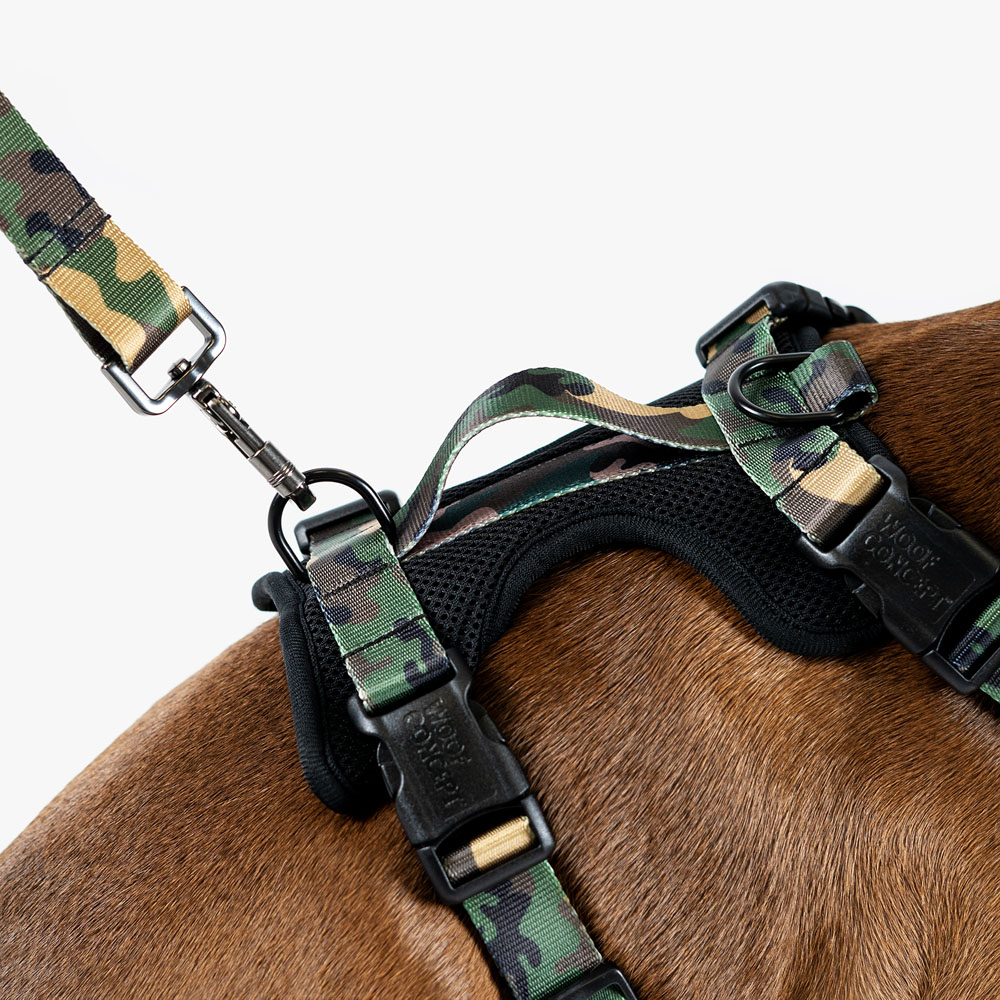 WOOF Concept Max Control Mesh Harness Woodland Large