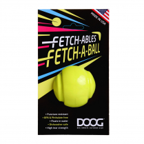 DOOG Fetchable Ball  Yellow