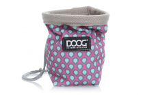 DOOG Treat Pouch Luna, Pink with Tear Drops Small