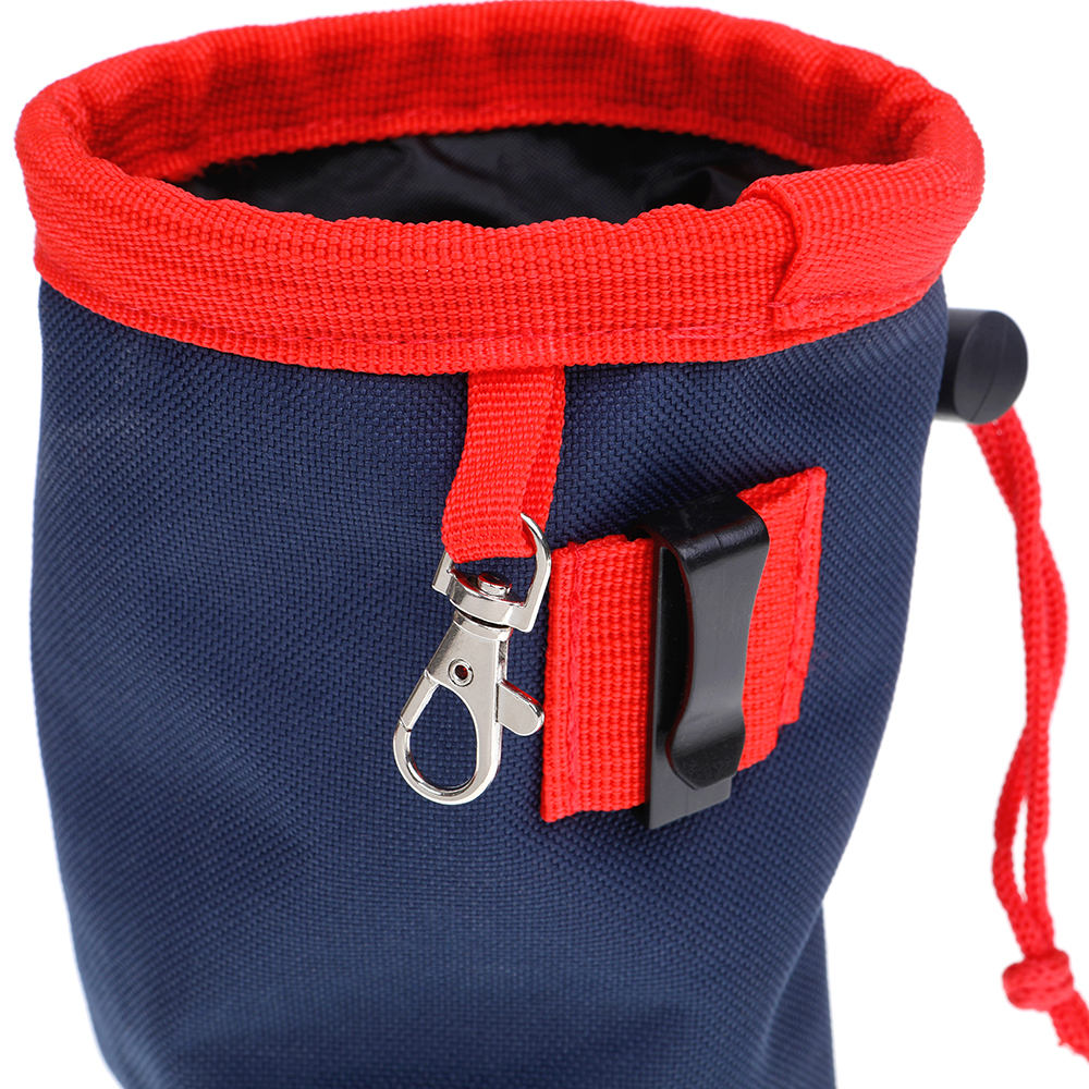 DOOG Treat Pouch Black Navy/Red Small