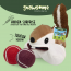 GNAWSOME Forest Friends 3-in-1 TennisBall LRG Squirrel 2ball