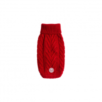 GF PET - CHALET SWEATER - RED - 3XS (MDISC)