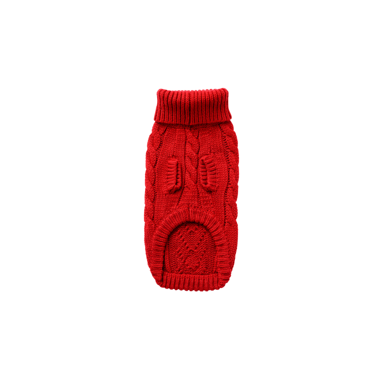 GF PET  Chalet Sweater - RED - L