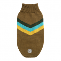 GF PET - ALPINE SWEATER - DARK KHAKI - M (MDISC)