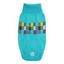 GF PET - WINTER SAILOR SWEATER - AQUA - XS (MDISC)