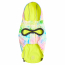 GF PET  Reversible Raincoat - NEON YELLOW WITH TIE DYE - M