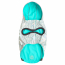 GF PET  Reversible Raincoat - NEON AQUA WITH IRIDESCENT - M