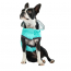 GF PET  Reversible Raincoat - NEON AQUA WITH IRIDESCENT - M