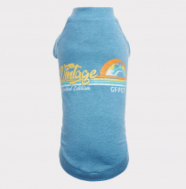 GF PET Graphic Tee Heather BLUE XS