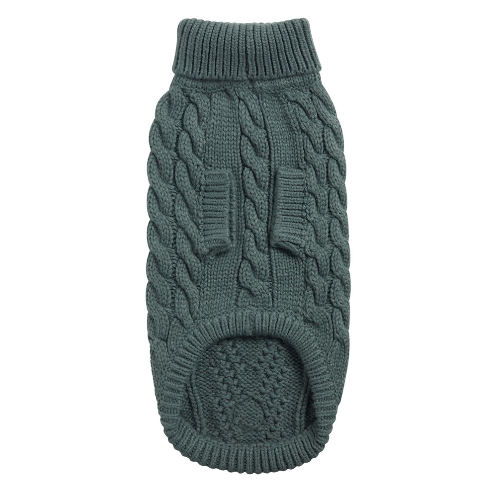 GF PET Chalet Sweater SAGE L | Maddies Natural Pet Products