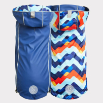GF PET Reversible Elasto-Fit Raincoat NAVY S