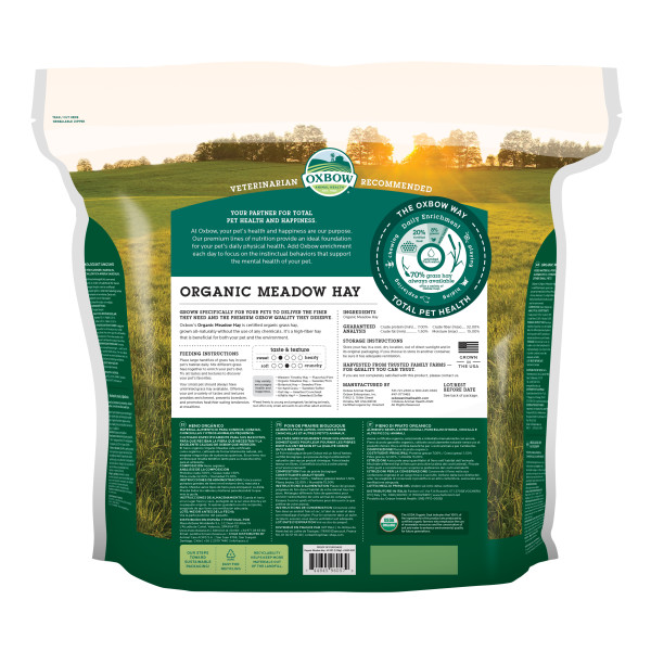 OXBOW Bene Terra - Organic Meadow Hay 40 oz / 1.13kg
