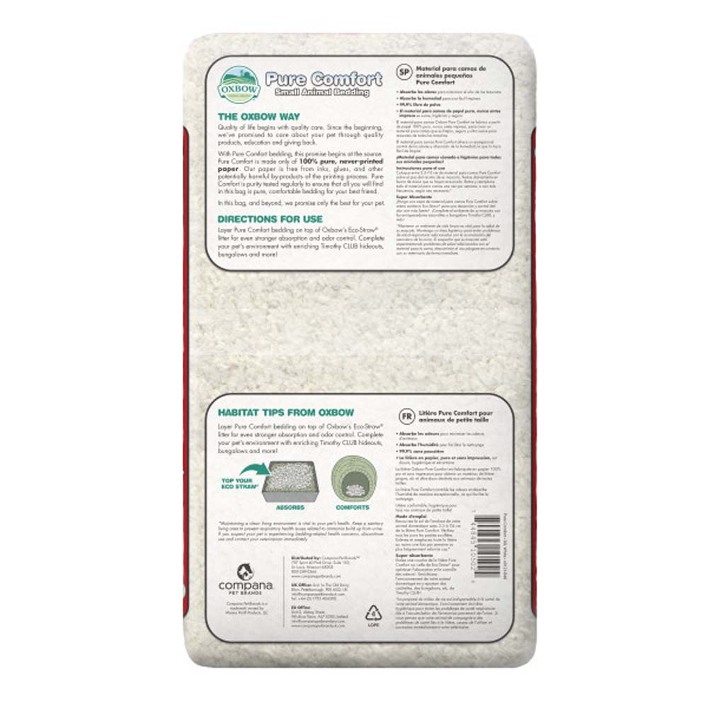 OXBOW Pure Comfort Bedding  White 36L