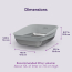 LITTER GENIE PLATINUM Stainless Steel Cat Litter Box 1.54kg