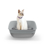LITTER GENIE PLATINUM Stainless Steel Cat Litter Box 1.54kg